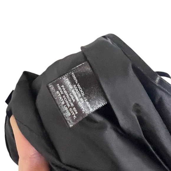 Lafayette 148 Black Wool Jacquard Pants - Picture 5 of 7